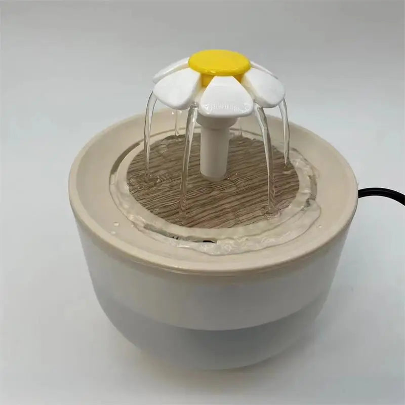 Fontaine à eau pour chat - Distributeur automatique avec filtre, USB, silencieux
