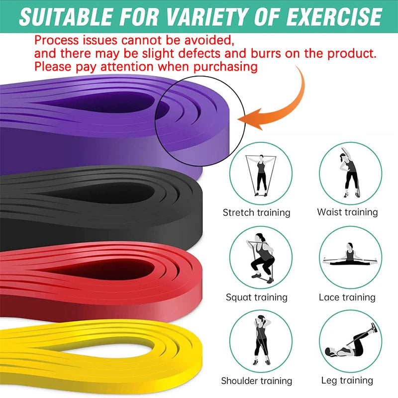 Set de bandes de résistance élastiques - Fitness et musculation