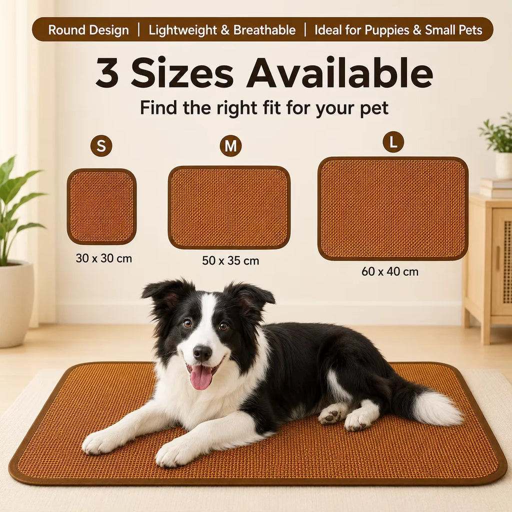 Tapis rafraîchissant pour chien et chat - Coussin respirant effet froid, été, niche et panier