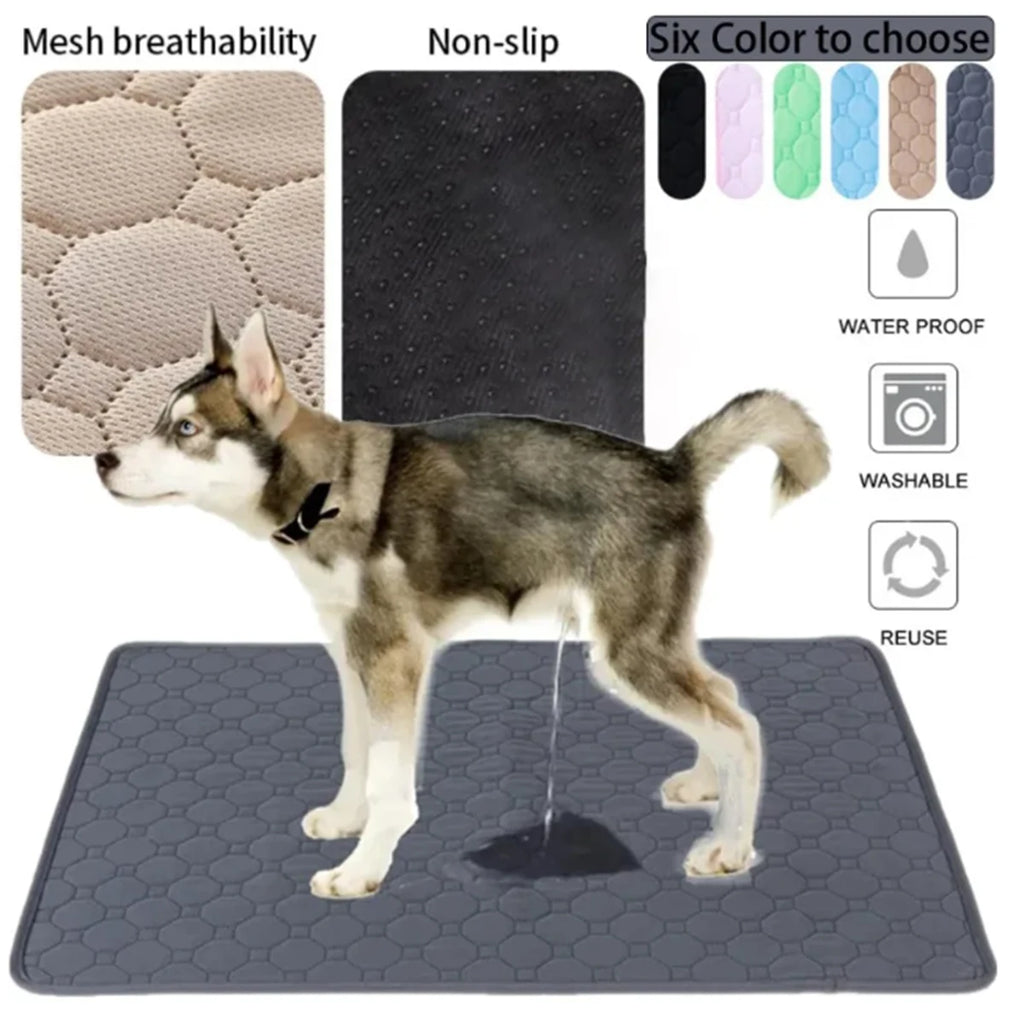 Tapis absorbant réutilisable et lavable pour chien - Imperméable, protection sol/voiture/canapé
