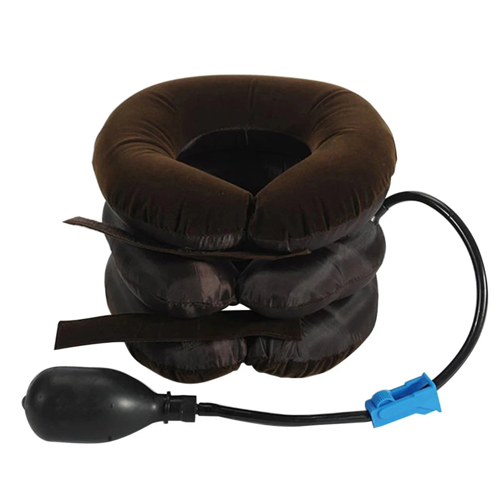 Attelle de traction cervicale gonflable - Soutien pour le cou, soulagement des douleurs