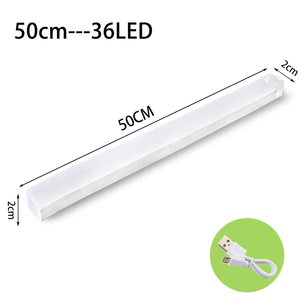 Veilleuse LED à détecteur de mouvement — USB-C rechargeable, sans fil