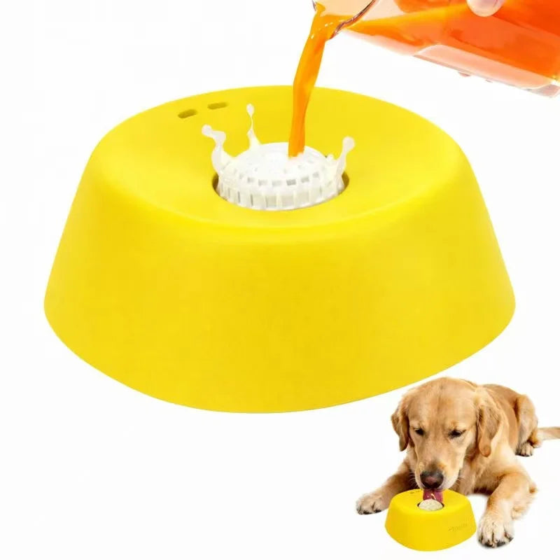 Gamelle anti-glouton pour chien - Bol antidérapant, ralentit la prise alimentaire