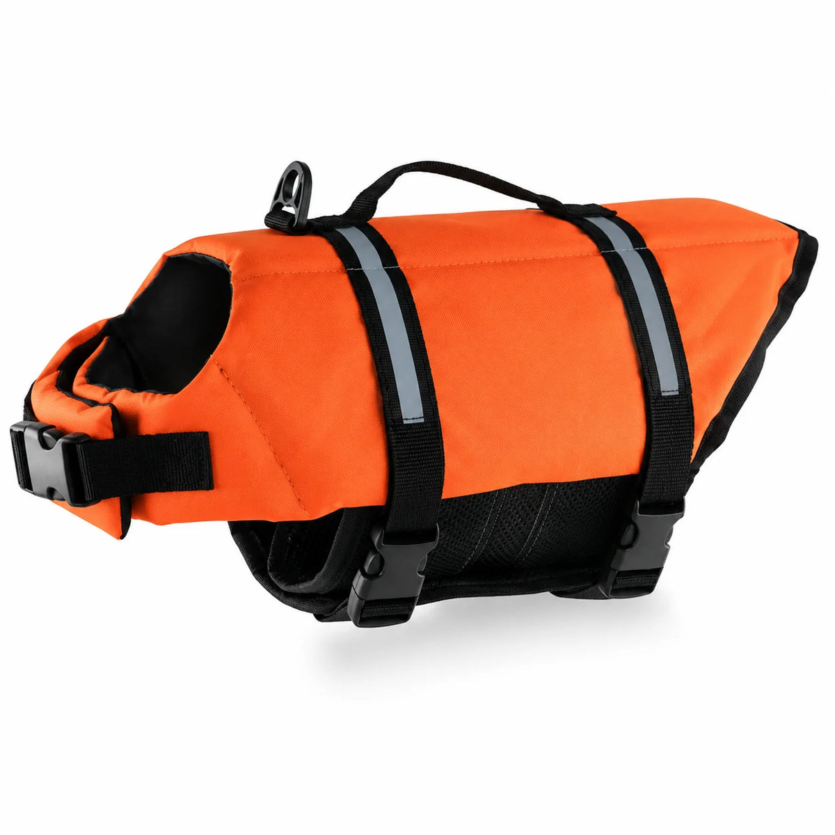 Gilet de sauvetage réfléchissant pour chien - Veste de natation flottaison renforcée avec poignée de secours