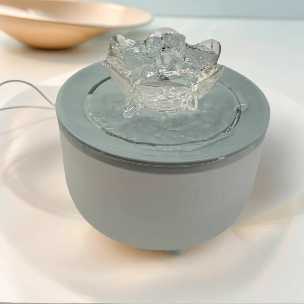 Fontaine à eau pour chat - Distributeur automatique avec filtre, USB, silencieux