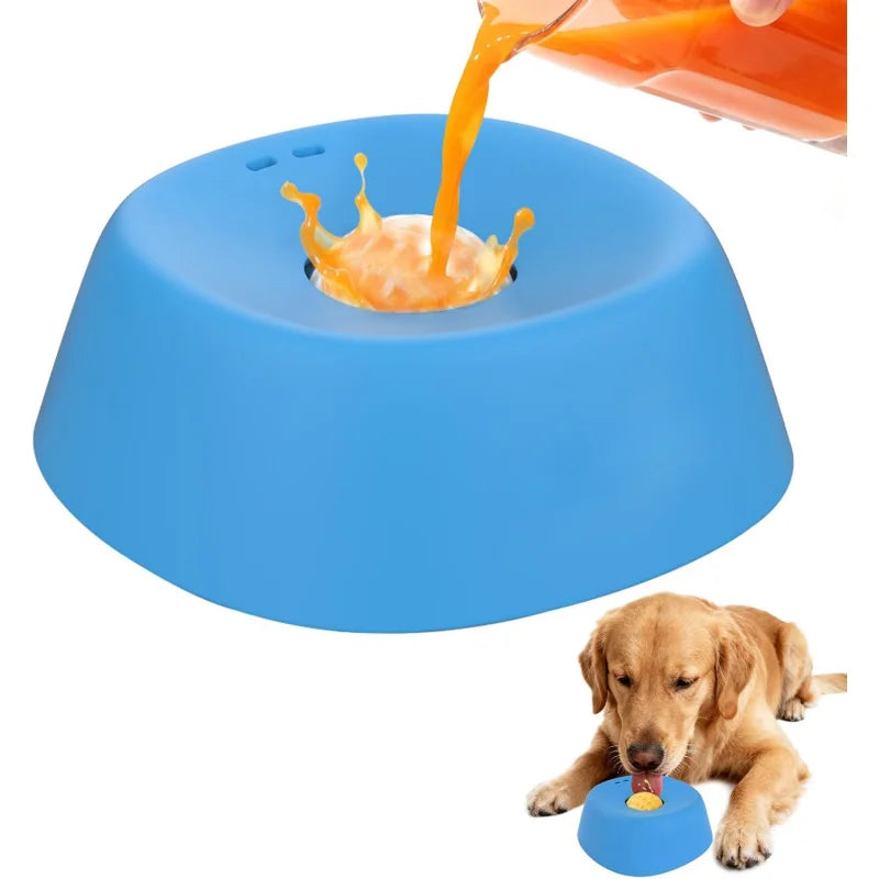 Gamelle anti-glouton pour chien - Bol antidérapant, ralentit la prise alimentaire