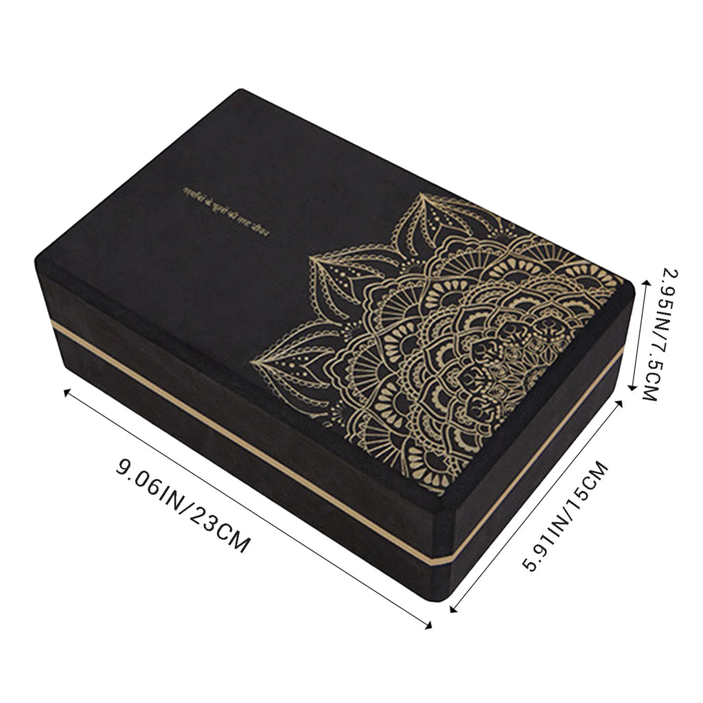 Brique de yoga en mousse EVA haute densité - Bloc de soutien durable pour pilates et étirement