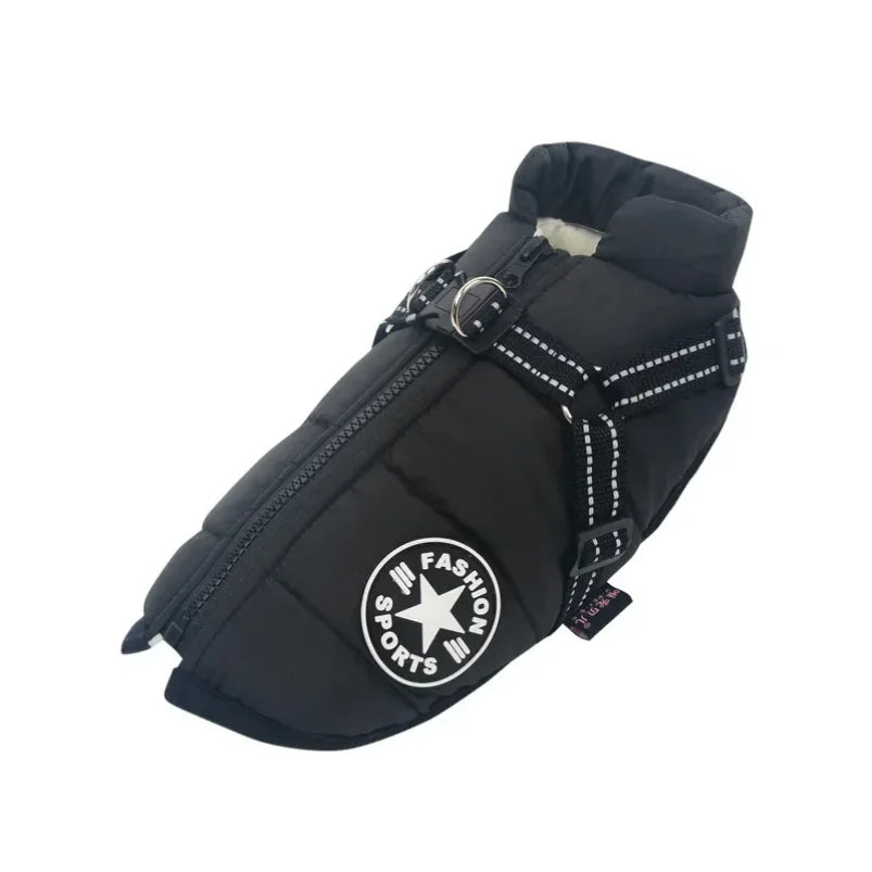 Veste imperméable pour chien avec harnais intégré - Manteau chaud hiver, tailles S à XXXL