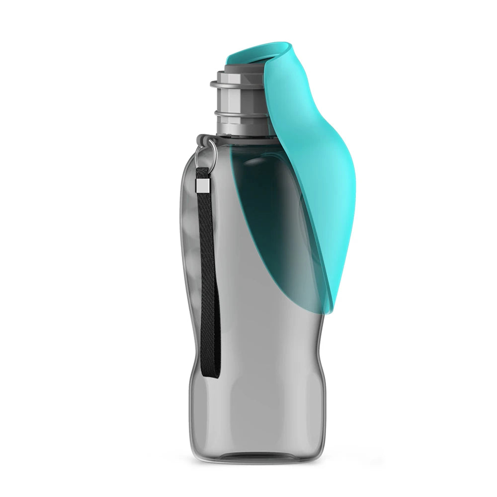 Gourde pliable pour chien 800ml - Distributeur d'eau portable pour promenade et voyage, anti-fuite