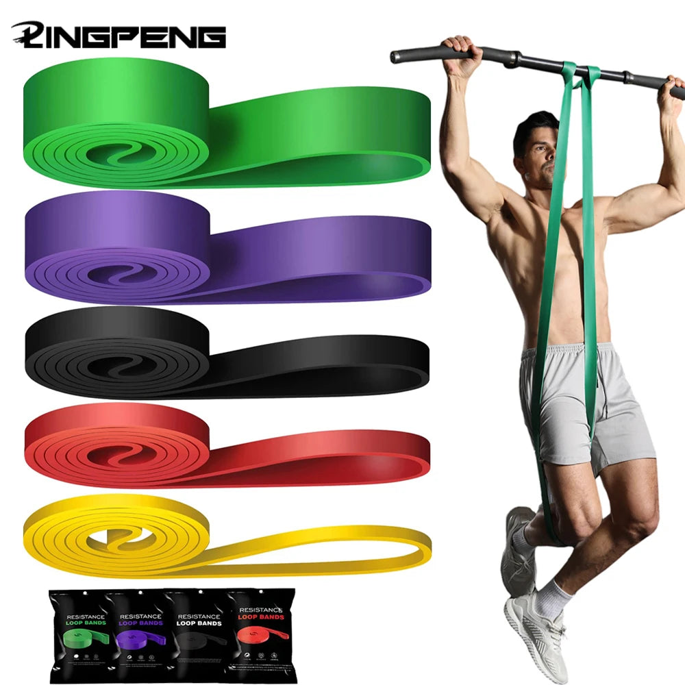 Set de bandes de résistance élastiques - Fitness et musculation