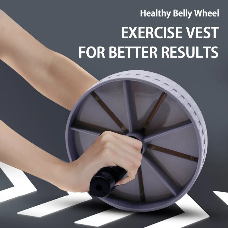 Roue abdominale renforcée (ab roller) - Antidérapante, musculation abdos à domicile