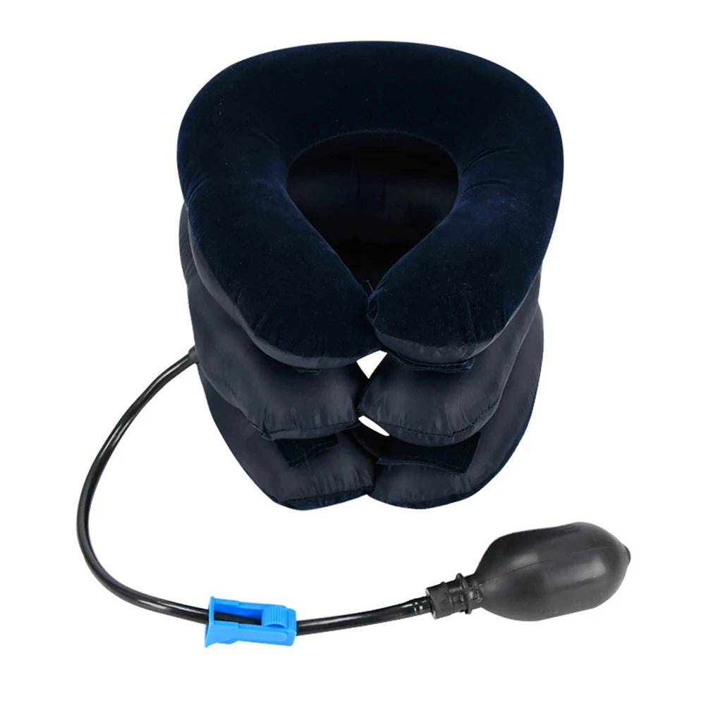 Attelle de traction cervicale gonflable - Soutien pour le cou, soulagement des douleurs