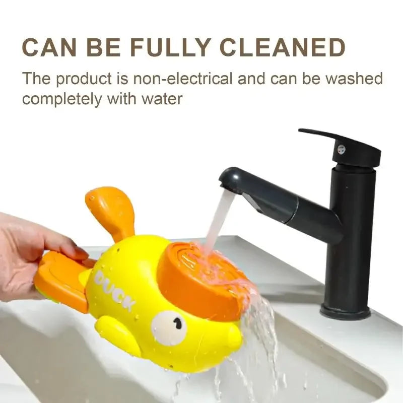 Jouet interactif 2-en-1 distributeur de friandises pour chien - Design canard, alimentation lente