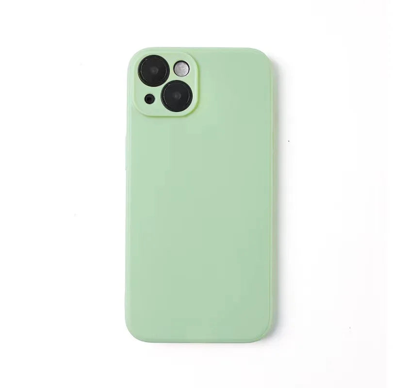 Coque silicone liquide - coloris pastel, toucher doux