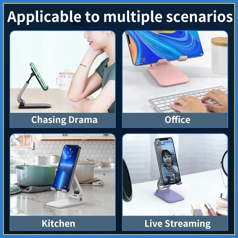 Support de bureau ajustable pour smartphone et tablette